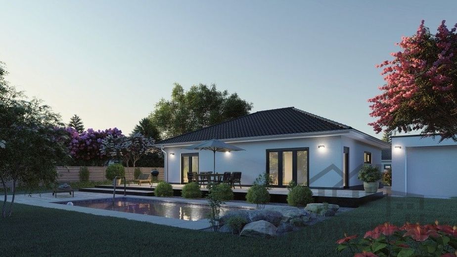 Wann genießen Sie Ihr neues Bungalow mit großen Fenstern in Höchstadt-Etzelskirchen? – DHH Nizza 116 004