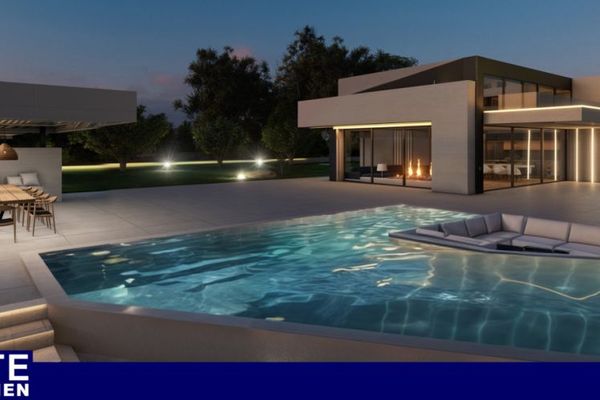 Luxusvilla in Chania kaufen – Neubau mit Infinity-Pool, Meerblick & moderner Architektur