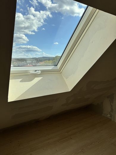 Blick vom Spitzboden aus