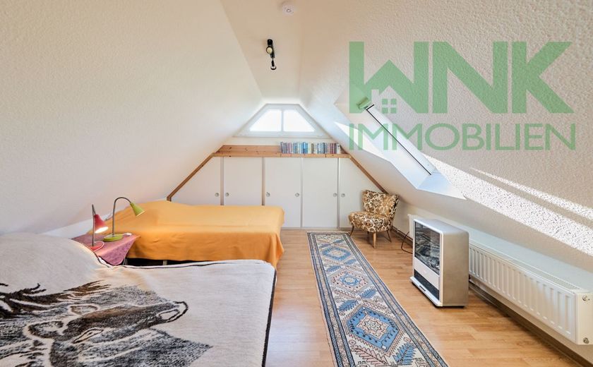 Ruhige Maisonettewohnung mit Balkon 
in Deichnähe – Gästezimmer oder Home Office