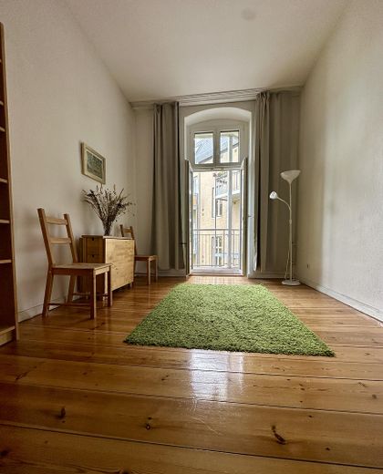 Luminoso appartamento arredato in edificio d’epoca con balcone a Berlino-Friedenau – Schlafzimmer 1