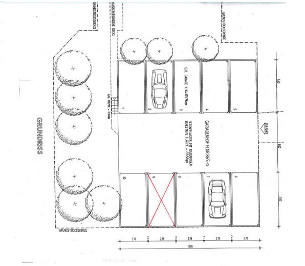 Grundriss Garage