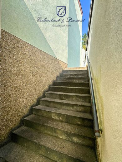 Gepflegtes 2-3 Familienhaus in Ortsmitte von Quierschied – Treppe zum Hauseingang