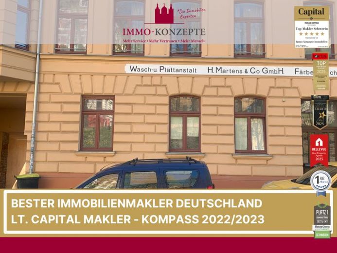 Top-sanierte 2-Zimmer-Altbauwohnung mit Küche, XXL-Terrasse, Fußbodenheizung, Stellplatz (Optional) – Foto 1