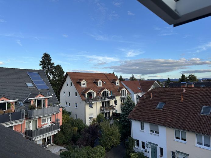 Blick aus dem Schlafzimmer 