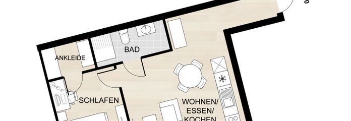 Vista de Badenweiler * Apartamento de 2,5 habitaciones renovado y amueblado * 46 m²