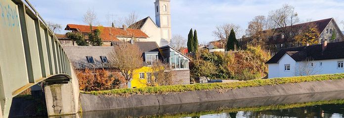 Isarkanal mit Unterföringmitte