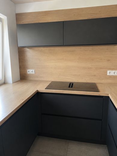 Sehr sonniges Holzhaus, KfW60, Isny-Großholzleute, EG barrierefrei, – Küche OG
