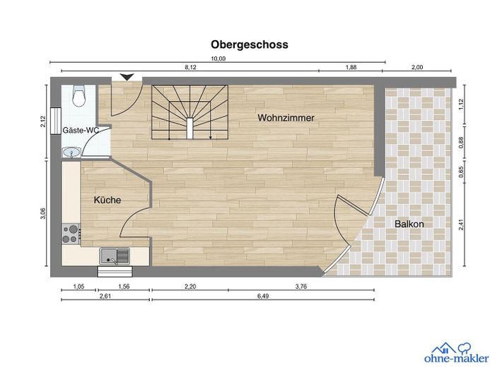 Grundriss Obergeschoss
