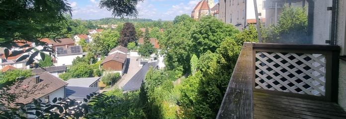 Sehr schöne, ruhige Wohnung in Top-Lage – Blick vom Balkon