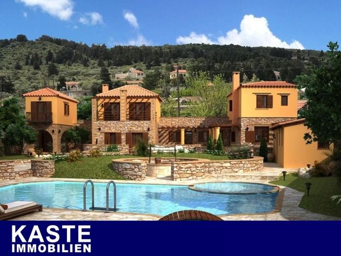 Traditioneller Villenkomplex auf Kreta – 3 Steinhäuser mit Pool & Resort-Potenzial in Likotinara – Foto 1