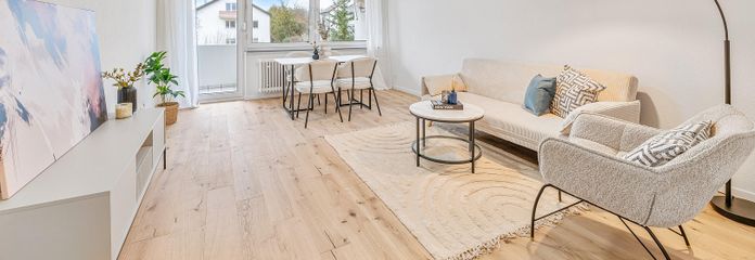 KOMİSYONSUZ - Batı cepheli balkonlu aydınlık 3,5 odalı daire - yeni tadilatlı – Wohnzimmer