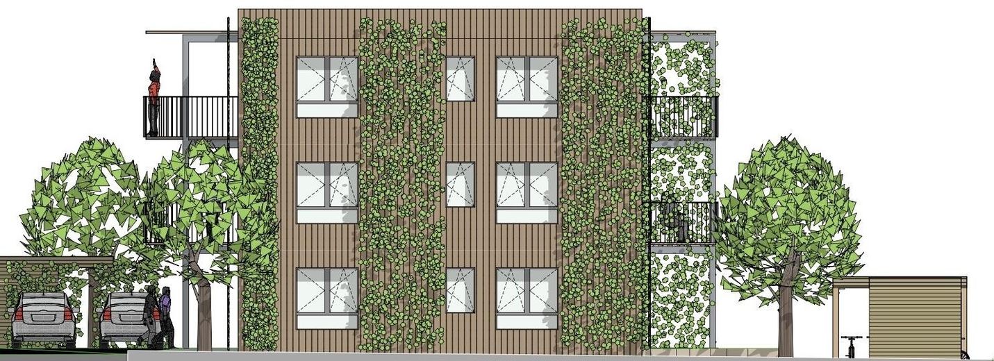 Entwurf Fassade West