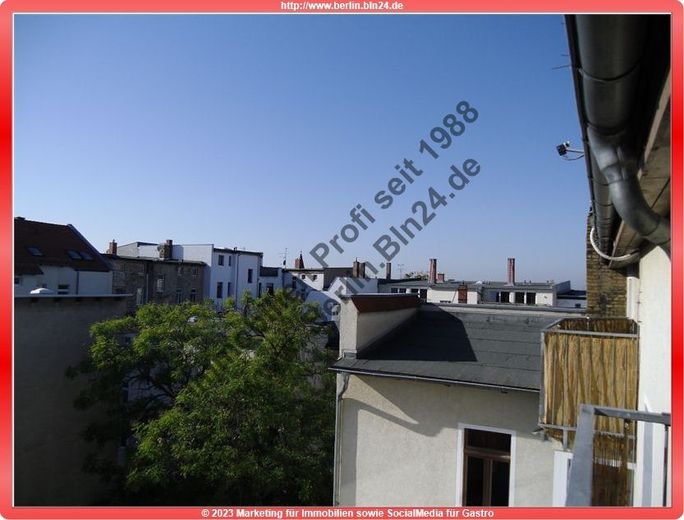 Blick vom Balkon