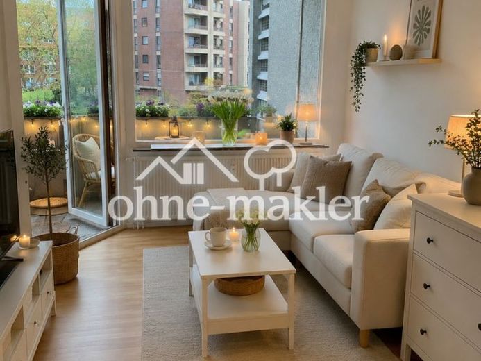 zentral gelegenes 1 Zimmer Appartement mit Balkon, möbliert in Aachen – Foto 1