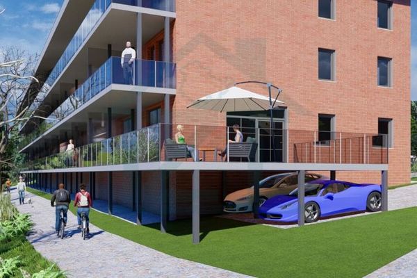 Erstbezug: Modernes Wohnen über zwei Etagen mit 50 m² Terrasse und Balkon direkt an der Saale
