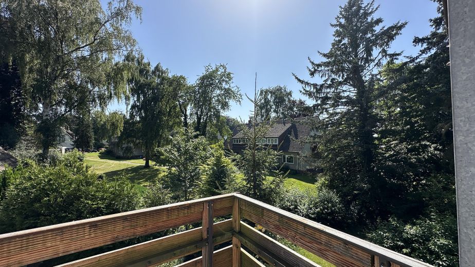 Blick vom Balkon