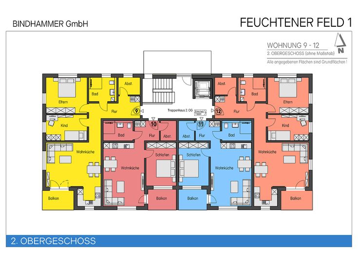 KfW 40 QNG | Neubau | 2-Zimmer-Eigentumswohnung | Aufzug |Tiefgarage – Foto 6