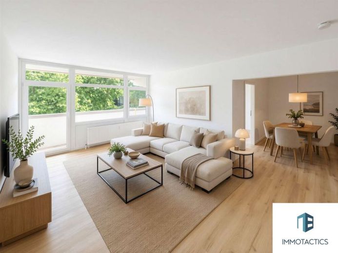 Frisch sanierte 2 Zimmer Wohnung mit Loggia und Tiefgaragenstellplatz in Mainz-Marienborn – Foto 1