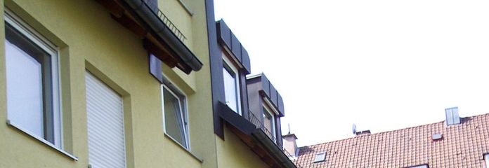 Schöne 1-Zimmer-Wohnung mit Balkon und Einbauküche - provisionsfrei - top Verkehrsanbindung – Außenfront