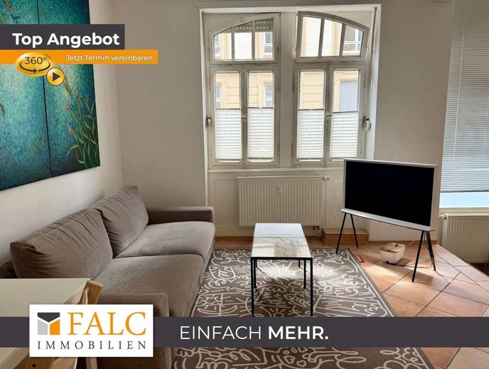 Lichtdurchflutete Altbauwohnung mit Terrasse in einer der begehrtesten Lagen Heidelbergs – Wohnzimmer
