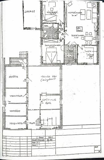 Grundriss Erdgeschoss/Keller