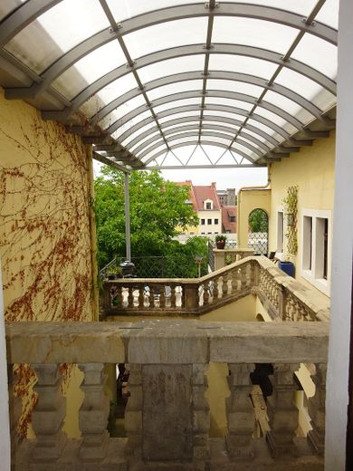 Blick auf Terrasse