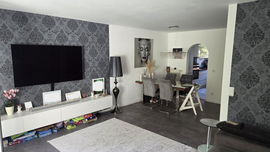 Modern rijtjeshoekhuis in Barsbüttel (hoofdkern)  met parkeerplaats in ondergrondse garage | – Wohnbereich