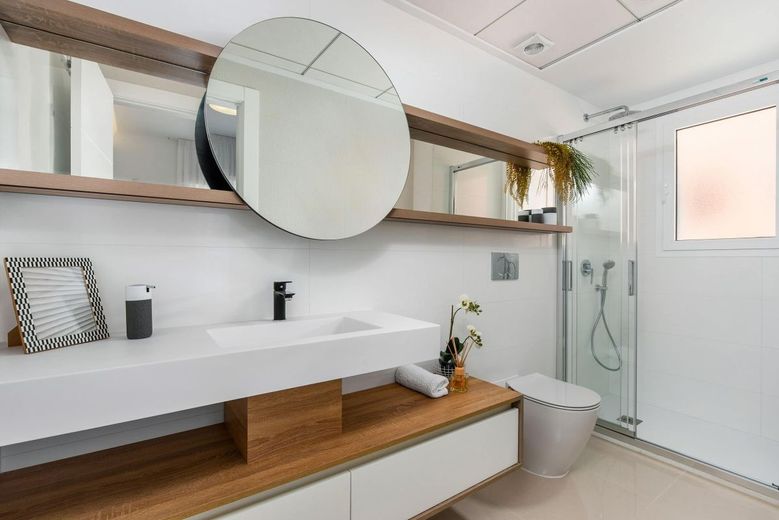 Ein Badezimmer zum relaxen