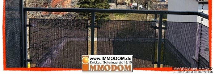 Blick vom Balkon