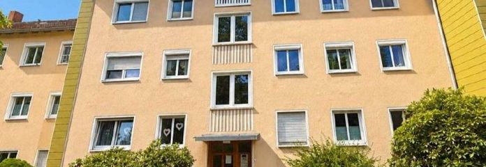 Hof - Near Bismarck Tower: 2-room apartment with balcony and distant views