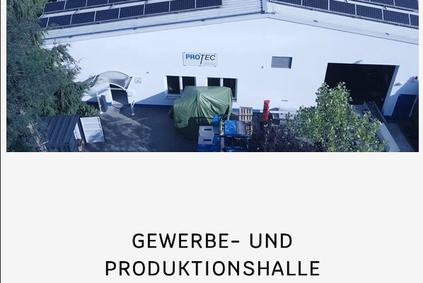 Gewerbe- und Produktionshalle im Mischgebiet Röttenbach bei Erlangen