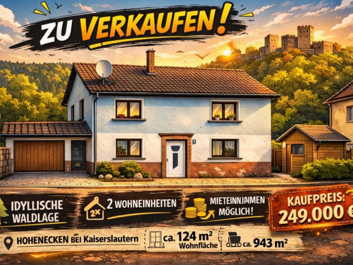 ZFH - Hohenecken mitten im Pfälzer Wald und doch in Rufweite zur Pfalzmetropüole und UNI-Stadt KL! – Foto 1