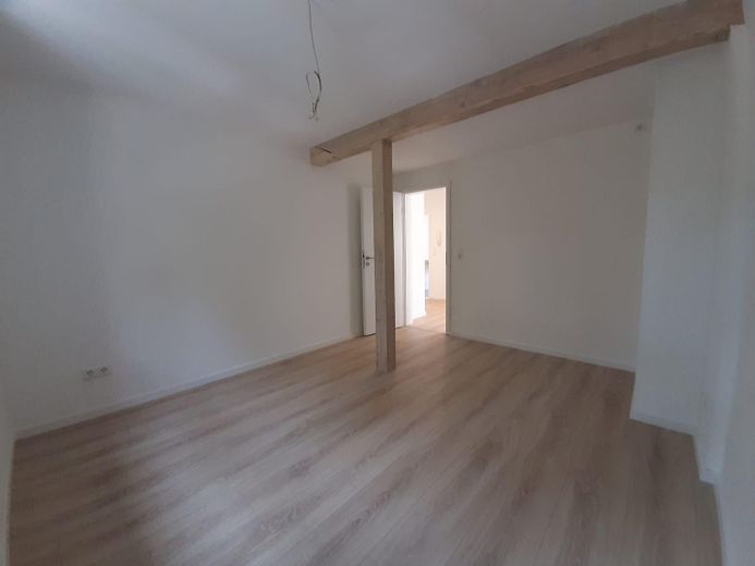 Mieszkanie na poddaszu z antresolą – Schlafzimmer