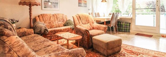 Cozy 3-room apartment in Hohwacht (Baltic Sea), also suitable for holiday rentals.