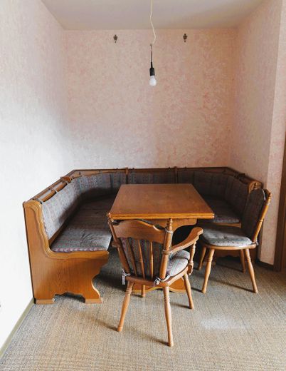 Essecke im Wohnzimmer 