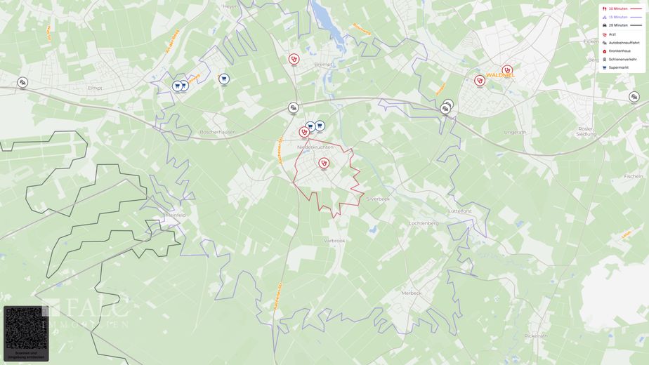 Kapitalanlage im Paket: 4 vermietete Wohnungen mit 4 Garagen und Stellplatz – Site plan (macro)