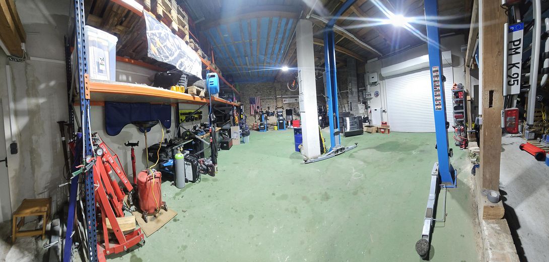 Werkstattbereich der Scheune