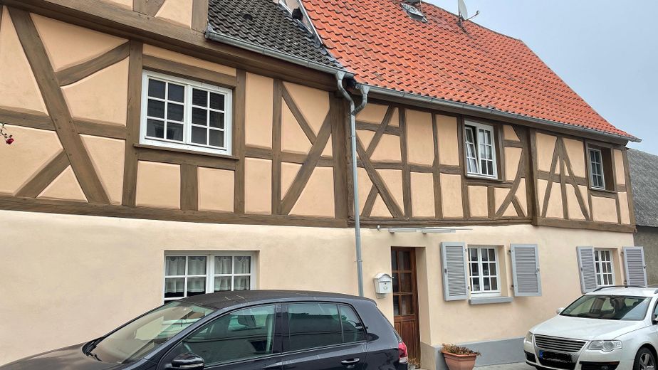 Denkmalgeschützten Doppelhaus