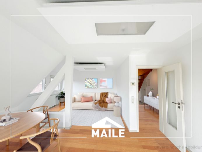 Helle und großzügige 3,5-Zimmer Maisonettewohnung mit Balkon! – Foto 1