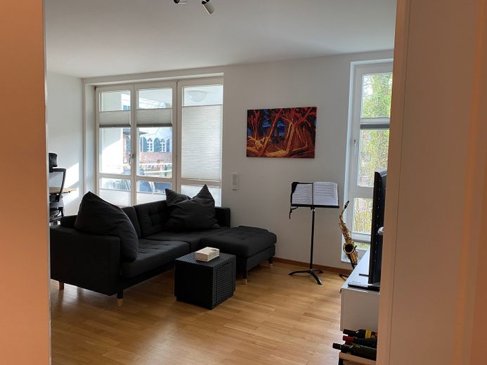 Wohnzimmer-Blick vom Flur