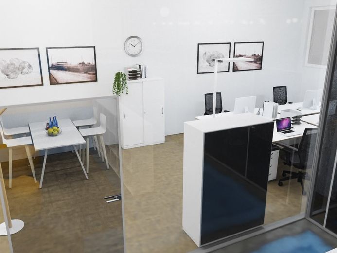Glaswerk / 4er Büro