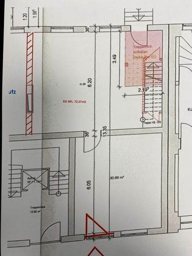 Attraktive Büro/Praxis/Gewerbefläche in der Fußgängerzone – SB 3 EG rechts Grundriss