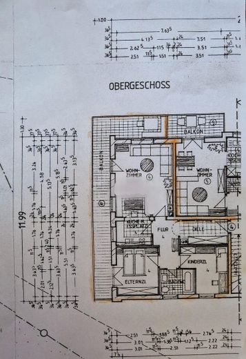 Charmante 3 Zimmer Wohnung – Grundriss