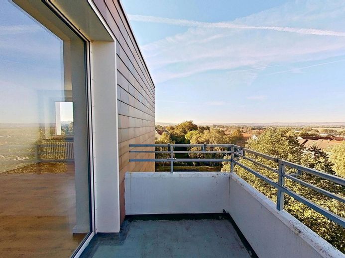 شقة فردية مع شرفة وإطلالة بعيدة – Balkon