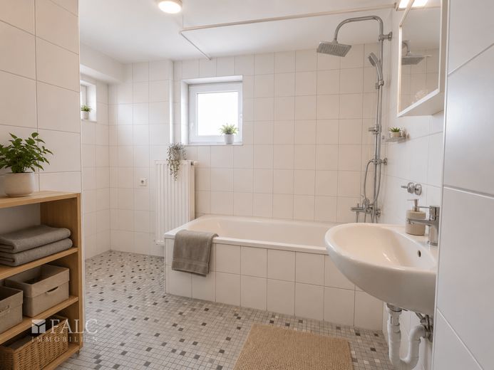 Großes Einfamilienhaus mit 634 m² Grundstück, Garage und viel Potenzial – Badezimmer