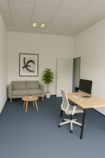 Büro neben Küche