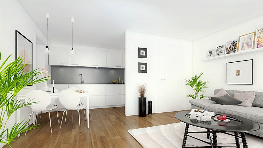 Stilvolle, neuwertige 3-Zimmer-Wohnung in Rostock-Südstadt – Visualisierung 1