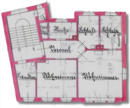 Erdgeschoß (Planung 1890)