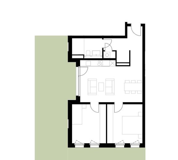 3-Zimmer-Wohnung mit Einbauküche, großer Terrasse & privatem Garten in Pankow – Foto 7